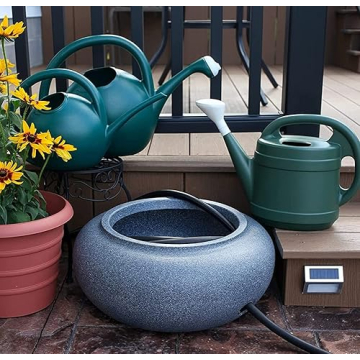 Durable 2 Gallon Ergonomic Green Watering Can