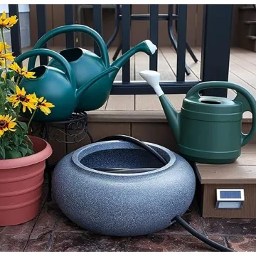 Durable 2 Gallon Ergonomic Green Watering Can