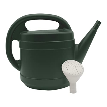 Durable 2 Gallon Ergonomic Green Watering Can