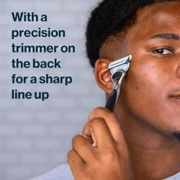 Gillette SkinGuard Razors, 1 Gillette Razor, 4 Razor Blade Refills, Designed for Men with Skin Irritation, Razor Bumps, and Sensitive Skin