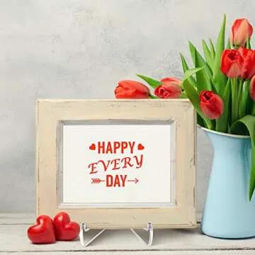 Chunful 2 Pieces Acrylic Plate Stands Clear Acrylic Easels Display Stands with Deep Support Shelves for Display Card Holder Photos Book Picture Table Top Holder Home Decors (3 x 2.6 x 2.2 Inch)