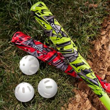 Graffiti Bat & Ball Set for Youths and Adults - Baseball Fun