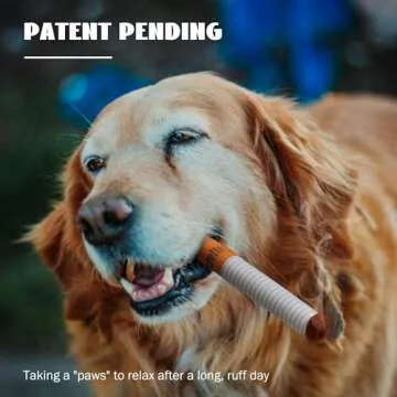 Nocciola 3 Packs Giggle Puff Stick Toys with a Box, Funny Interactive Giggle Sound Plush Dog Toys, P...