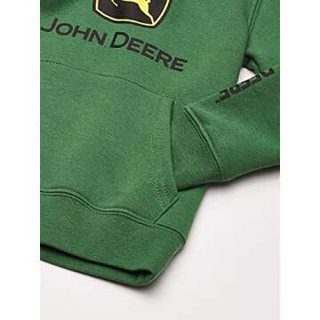 Stylish John Deere Boys Fleece Hoody for Ages 2-10