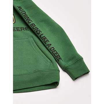 Stylish John Deere Boys Fleece Hoody for Ages 2-10