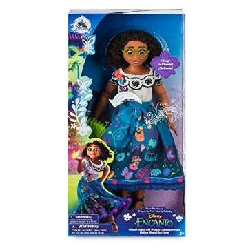 Disney Store Official Mirabel Singing Doll from Encanto - Authentic Toy Figure with Musical Melodies for Fans - Suitable for Ages 3 and Up