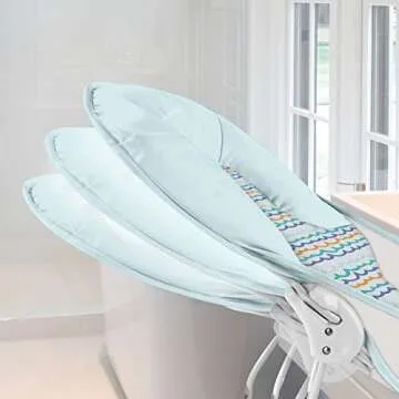 Summer Infant Deluxe Baby Bath Seat, Adjustable Support for Sink or Bathtub, Includes 3 Reclining Positions - Ride the Waves