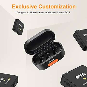 ZGCINE R30 Wireless Charging Case for Rode Microphones Wireless GO 2 / Rode Microphones Wireless GO/...