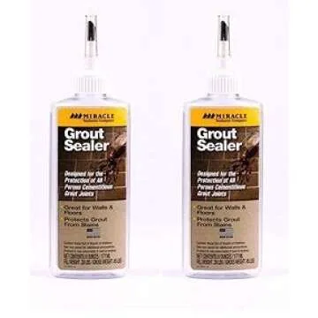 Miracle Sealants GRT SLR 6-Ounce Grout Sealer, 6-Ounce (Two Pack) - Professional Grade Protection fo...
