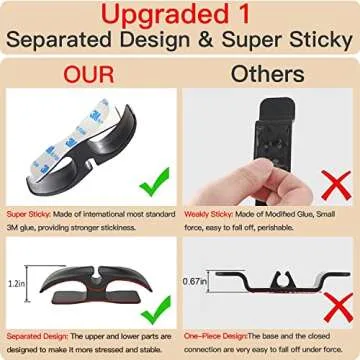 Cord Organizer for Home Kitchen Appliances - 6pack Kitchen Gadgets Cord Wrapper Cord Holder Cord Hid...