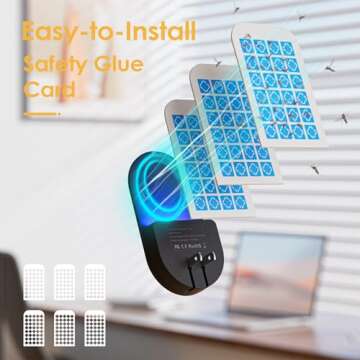 TIENBE Flying Insect Trap - 2 in 1 Bug Zapper & Night Light