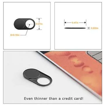 Ultra Thin Webcam Cover for Privacy Protection