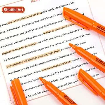 Shuttle Art Highlighters 30 Pack Non-Toxic Bright Colors