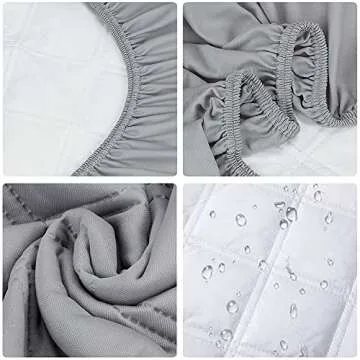 Yoofoss Waterproof Crib Mattress Protector for Infants