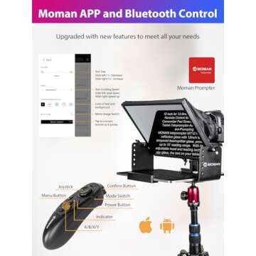 MOMAN MT12 Teleprompter Kit for Easy Presentations