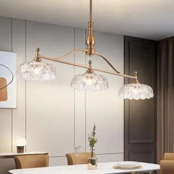 HDDFL Chandeliers Light Pendant Light Fixture Vintage Pendant Lighting Fixtures 3 Lights Chandelier ...