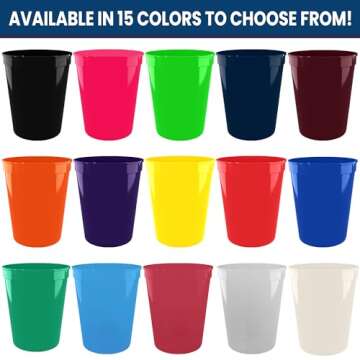 CSBD 22 oz. Plastic Cups – Customizable and Durable Tumblers
