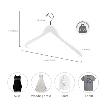 Premium Lotus Wood Hangers Smooth Finish 360 Swivel Hook