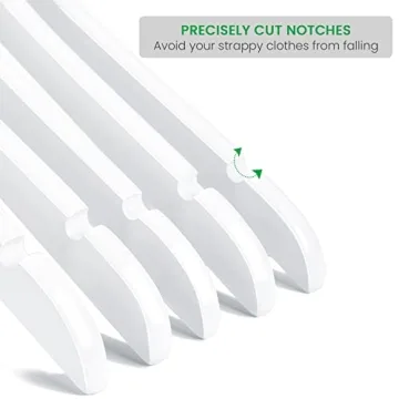 Premium Lotus Wood Hangers Smooth Finish 360 Swivel Hook