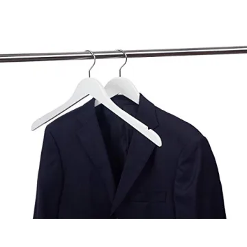 Premium Lotus Wood Hangers Smooth Finish 360 Swivel Hook