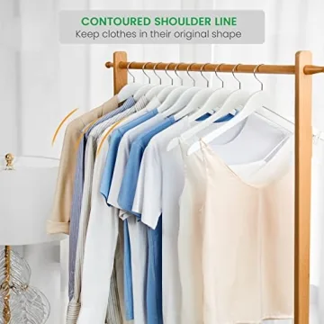 Premium Lotus Wood Hangers Smooth Finish 360 Swivel Hook