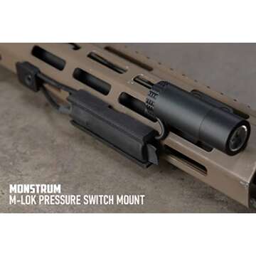 Monstrum M-LOK Weapon Light Pressure Switch Mount