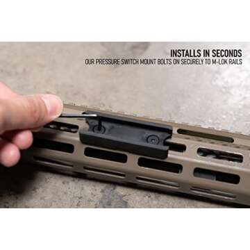 Monstrum M-LOK Weapon Light Pressure Switch Mount