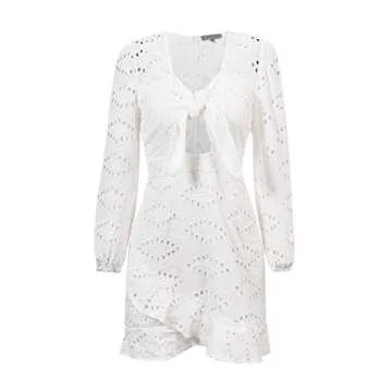 Conmoto Sexy Ruffle Mini Dress Perfect for Summer Events