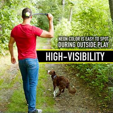 Franklin Pet Supply Co. Squeaky Dog Tennis Balls - Ready Set Fetch Dog Toy Tennis Balls with Squeaker - Perfect Pet Toy Fetch Ball for Small, Medium + Large Dogs - 3 Pack