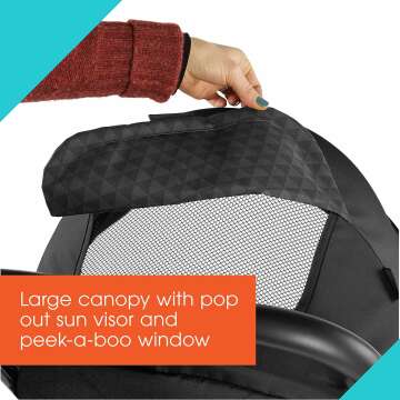 Summer Infant 3Dpac CS Stroller - Lightweight & Adaptable