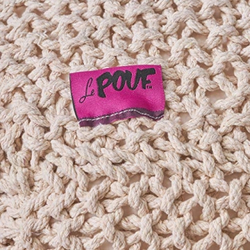 Christopher Knight Home Knox Cotton Pouf for Versatile Style