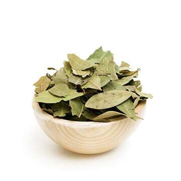 4oz Bay Leaves Semi Selected (whole and broken leaves), Hojas de Laurel, Dried Bay Leaf by 1400s Spi...