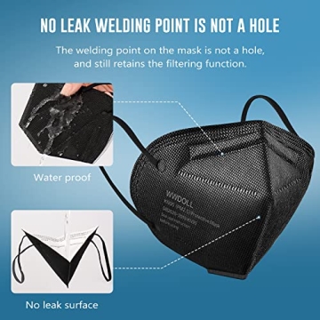 WWDOLL 5-Layer KN95 Masks 50 Pack for Adults