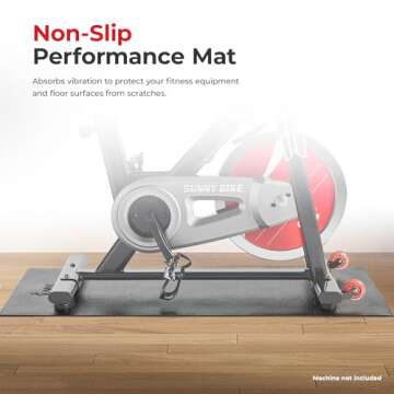 Sunny Health & Fitness Foam Fitness Equipment Floor Mat - Small - NO. 083