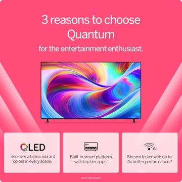 VIZIO 50" Quantum 4K QLED HDR Smart TV - Renewed