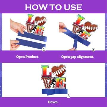 Stylish 10 Pcs Super Football Decorations for Parties