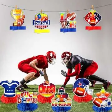 Stylish 10 Pcs Super Football Decorations for Parties
