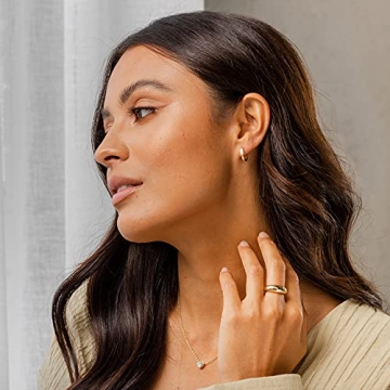 Buy PAVOI 14K Gold Plated Huggie Earrings for Women