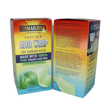 Aloe Wrap for Sunburn Relief | 100% Pure Aloe Vera Gel