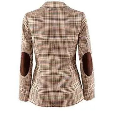 Face N Face Women's Cotton Long Sleeve Slim Short Blazer Suit Jacket