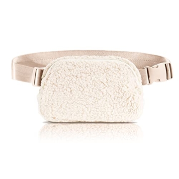 Unisex Fleece Belt Bag - Stylish Sherpa Fanny Pack for All