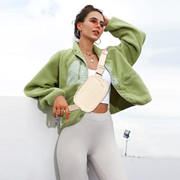 Unisex Fleece Belt Bag - Stylish Sherpa Fanny Pack for All