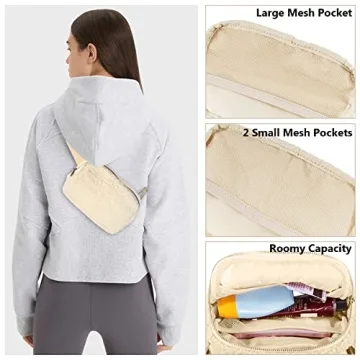 Unisex Fleece Belt Bag - Stylish Sherpa Fanny Pack for All
