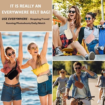 Unisex Fleece Belt Bag - Stylish Sherpa Fanny Pack for All