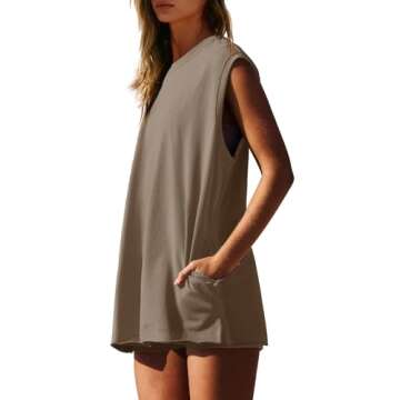 Nirovien Lounge Sets for Women - Comfortable 2 Piece Outfit for Summer