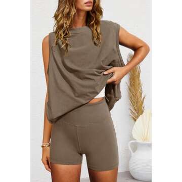 Nirovien Women's Lounge Sets - Summer Two Piece Outfits