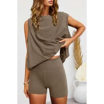 Nirovien Women's Lounge Sets - Summer Two Piece Outfits