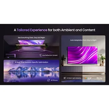 Hisense 65U8H QLED U8H Series Quantum 4K ULED Mini-LED 65-Inch Class Google Smart TV with Alexa Compatibility, Quantum Dot, 1500-nit HDR10+, Black