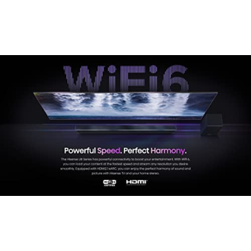 Hisense 65U8H QLED U8H Series Quantum 4K ULED Mini-LED 65-Inch Class Google Smart TV with Alexa Compatibility, Quantum Dot, 1500-nit HDR10+, Black