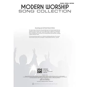 Modern Worship Song Collection for Piano Vocal Guitar